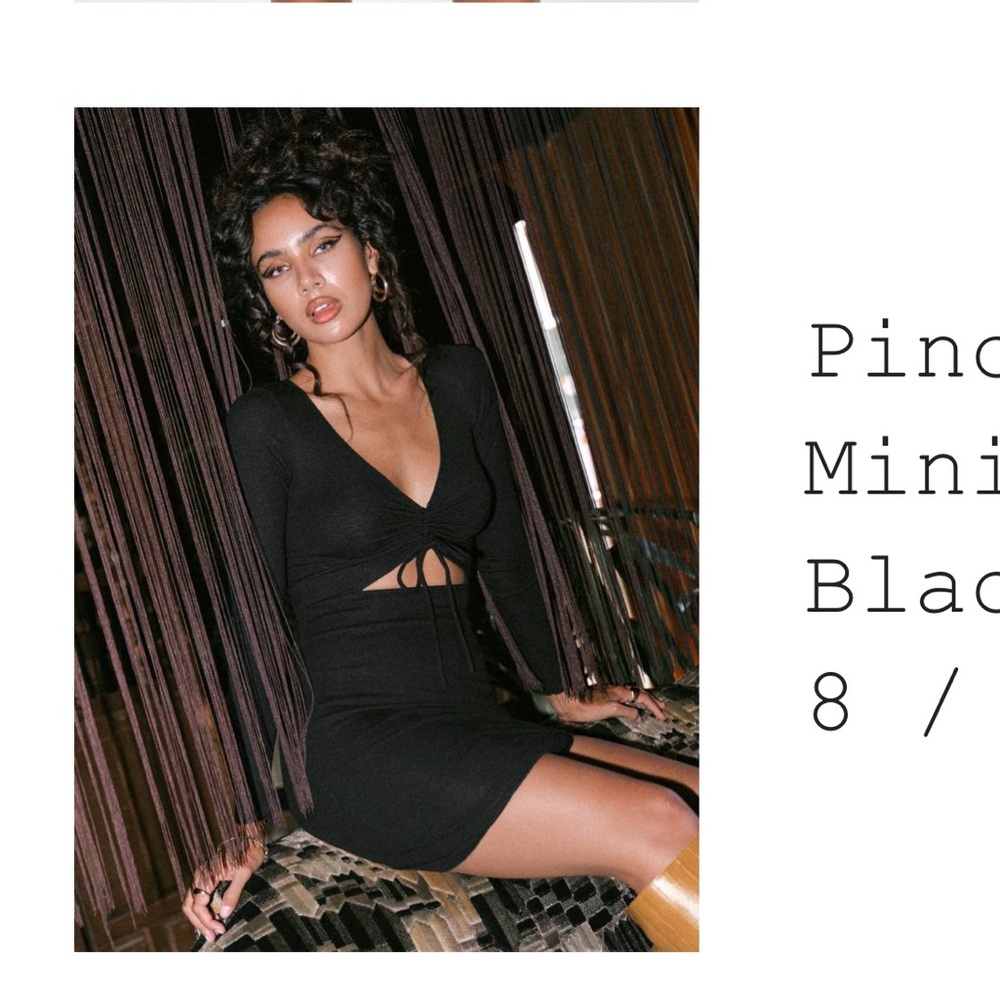 Black mini dress (never worn)